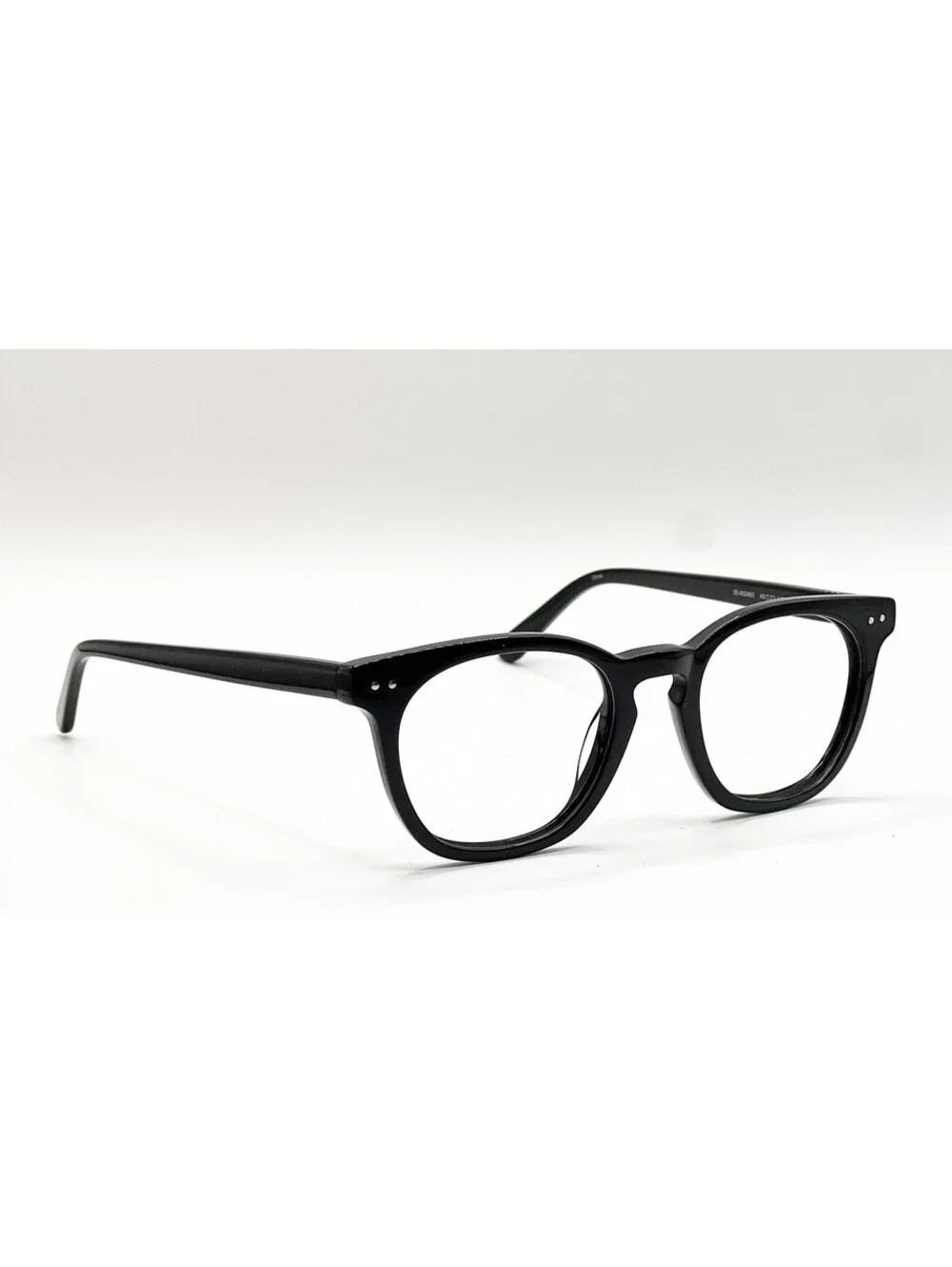 Muse 35-002463 Shiny Black Round Authentic Eyeglass Frames 49-23-145